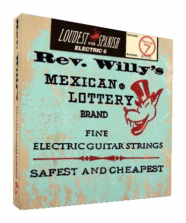 Dunlop Rev Willy Mexican Lottery Strings extra light 007-038