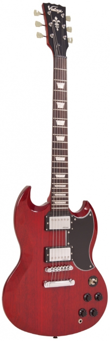 Vintage VS6 Vintage Reissued gitara elektryczna, Cherry Red