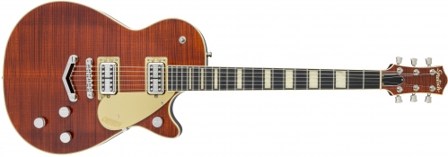 Gretsch G6228fm Players Edition Jet Bt With V-Stoptail, Flame Maple, Ebony Fingerboard