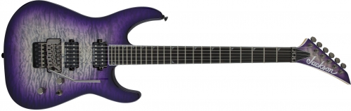 Jackson Pro Series Soloist Sl2q Mah, Ebony Fingerboard, Purple Phaze