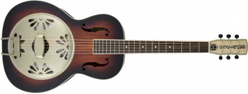 Gretsch G9241 Alligator Biscuit Round-Neck Resonator Guitar With Fishman Nashville Pickup