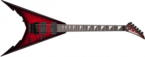 Jackson Usa Signature Corey Beaulieu King V Kv6, Ebony Fingerboard, Transparent Red Burst