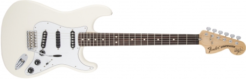 Fender Ritchie Blackmore Stratocaster RW Olympic White elektrick gitara