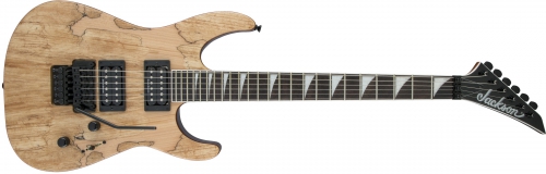 Jackson X Series Soloist Slx Spalted Maple, Dark Walnut Fingerboard, Natural