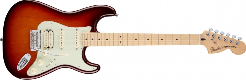 Fender Deluxe Stratocaster Hss, Maple Fingerboard, Tobacco Sunburst