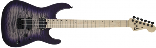 Charvel Pro-Mod Dk24 Hh Ht M Qm, Maple Fingerboard, Purple Phaze