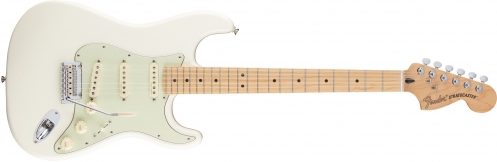 Fender Deluxe Roadhouse Stratocaster Maple Fingerboard, Olympic White