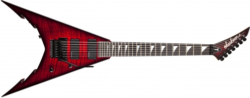 Jackson Usa Signature Corey Beaulieu King V Kv7, Ebony Fingerboard, Transparent Red Burst Jackson Usa Signature Corey Beaulieu King V Kv7, Ebony Fingerboard, Transparent Red Burst