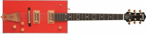 Gretsch G6138 Bo Diddley, ″G″ Cutout Tailpiece, Ebony Fingerboard, Firebird Red