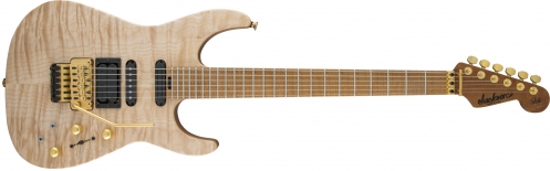 Jackson Usa Signature Phil Collen Pc1 Satin Stain, Caramelized Flame Maple Fingerboard, Satin Au Natural
