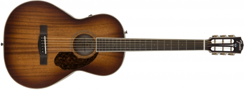 Fender Pm-2e Parlor Limited, Ovangkol Fingerboard, Aged Cognac Burst