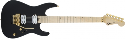 Charvel Pro-Mod Dk24 Hh Fr M, Maple Fingerboard, Satin Black