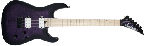 Jackson Pro Series Dinky Dk2qm Ht, Maple Fingerboard, Transparent Purple Burst