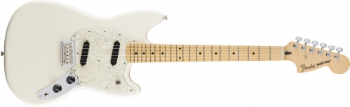 Fender Mustang, Maple Fingerboard, Olympic White