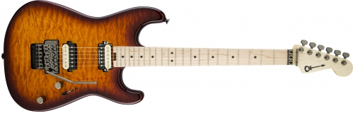 Charvel Pro-Mod San Dimas Style 1 Hh Fr M Qm, Maple Fingerboard, Tobacco Burst