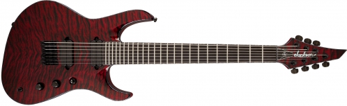 Jackson Usa Signature Chris Broderick Soloist Ht7, Ebony Fingerboard, Transparent Red Jackson Usa Signature Chris Broderick Soloist Ht7, Ebony Fingerboard, Transparent Red