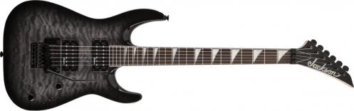 Jackson Js Series Dinky Arch Top Js32q Dka, Rosewood Fingerboard, Transparent Black