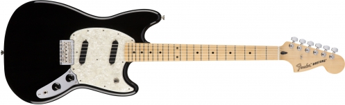 Fender Mustang, Maple Fingerboard, Black