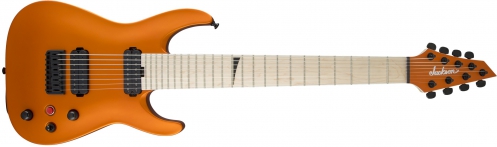 Jackson Pro Series Dinky Dka8m Ht, Maple Fingerboard, Satin Orange Blaze