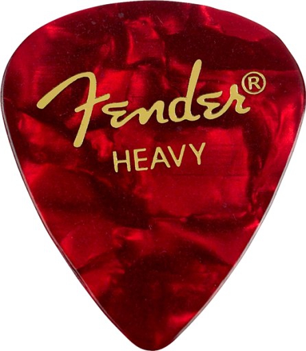 Fender 351 Red Moto Heavy