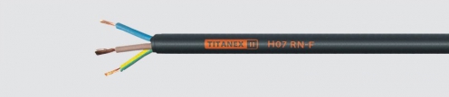 Przewd do zasilania szeroko stosowany w scenotechnice TITANEX H07 RN-F 3x2,5