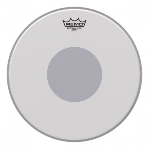 Remo Controlled Sound Coated Black Dot 10 ″biela, potiahnut bodkou, hlava bubna