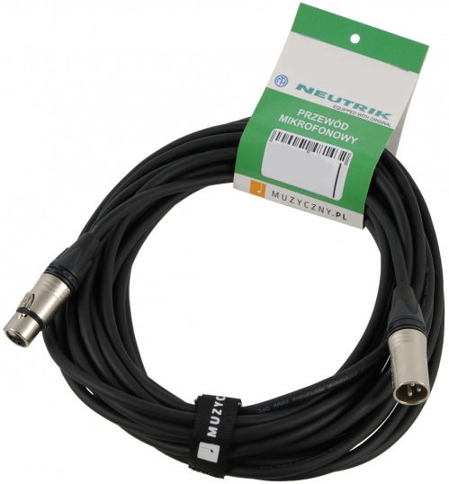 Klotz MIC PRO 6m przewód mikrofonowy XLR-M - TRS, Neutrik, MY206, z opaską Klotz MIC PRO 6m przewód mikrofonowy XLR-M - TRS, Neutrik, MY206, z opaską
