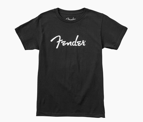 Fender Spaghetti Logo T-Shirt, Black, M Fender Spaghetti Logo T-Shirt, Black, M