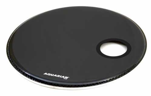 Aquarian 22″SMPTCC/BK Classic Clear Ported blana na bubon