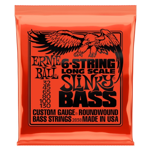 Ernie Ball 2838 NC 6′s Slinky Bass struny na basov gitaru