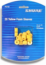 Shure PA750 nak�adki do s�uchawek E-3 (10par)