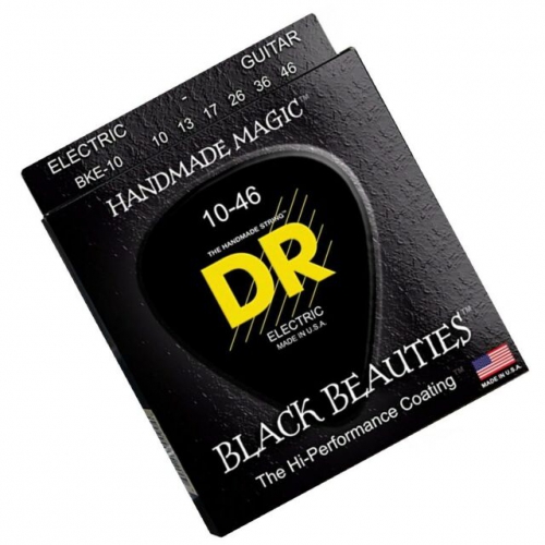 DR BKE-10 Black Beauties Extra Life struny na elektrick gitaru