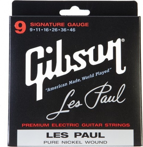 Gibson SEG LPS Les Paul Signature struny na elektrick gitaru