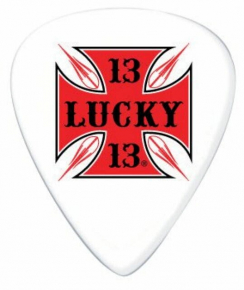 Dunlop Lucky 13 01 Red Cross gitarov trstko