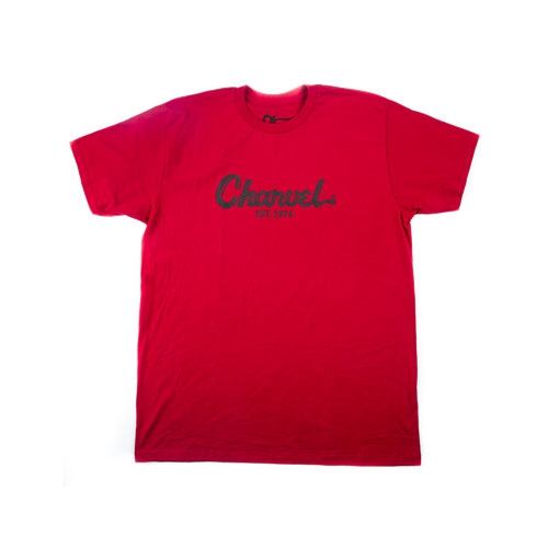 Charvel Toothpaste Logo Tee, Red, Xl