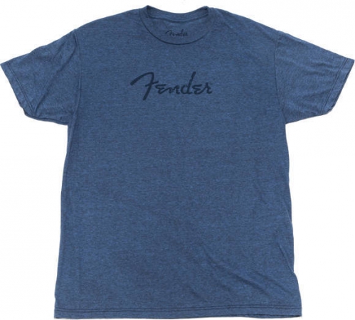 Fender Distressed Logo Premium T-Shirt, Blue Heather, Xl Fender Distressed Logo Premium T-Shirt, Blue Heather, Xl