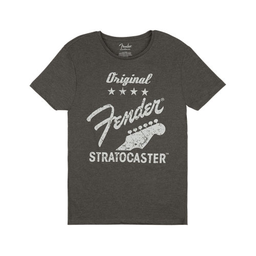 Fender Original Stratocaster Men′s Tee, Gray, Large