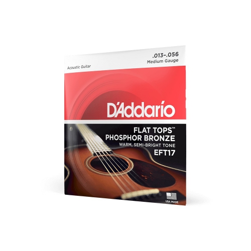D′Addario EFT-17 Flat Top struny na akustick gitaru