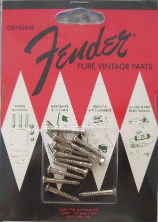 Fender Pure Vintage Strap Button Mounting Screws sada skrutiek