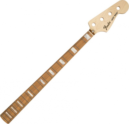 Fender Classic Series 70′S Jazz Bass Neck, 20 Medium Jumbo Frets, Block Inlay, Pau Ferro Fender Classic Series 70′S Jazz Bass Neck, 20 Medium Jumbo Frets, Block Inlay, Pau Ferro