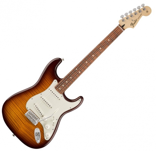 Fender Standard Stratocaster Plus Top, Pau Ferro Fingerboard, Tobacco Sunburst