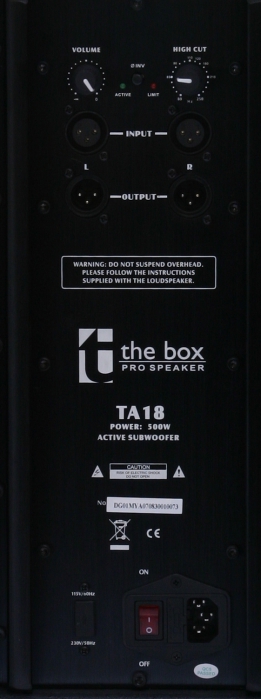 T.Box TA18 subwoofer aktywny 18