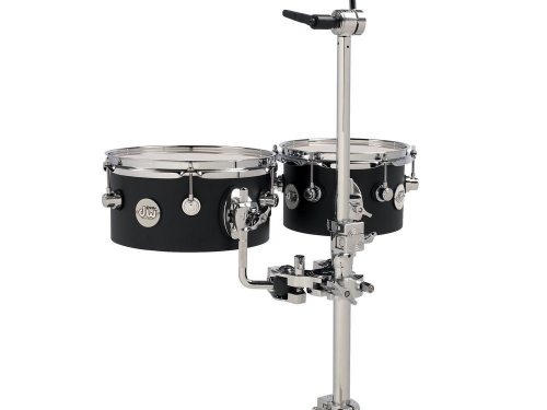 Drum Workshop Concert Toms Design Black Satin
