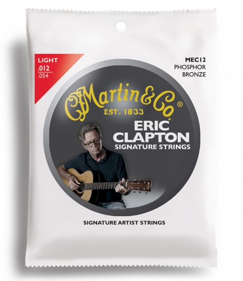 Martin MEC-12 Eric Clapton struny na akustick gitaru