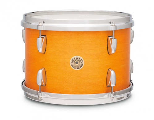 Gretsch Tom Tom Usa Broadkaster Satin Lacquer 13″ X 6,5″ Satin Sun Amber