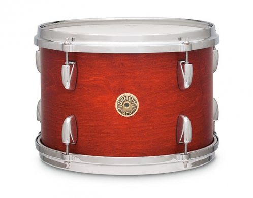 Gretsch Tom Tom Usa Broadkaster Satin Lacquer 14″ X 12″ Satin Burnt Orange