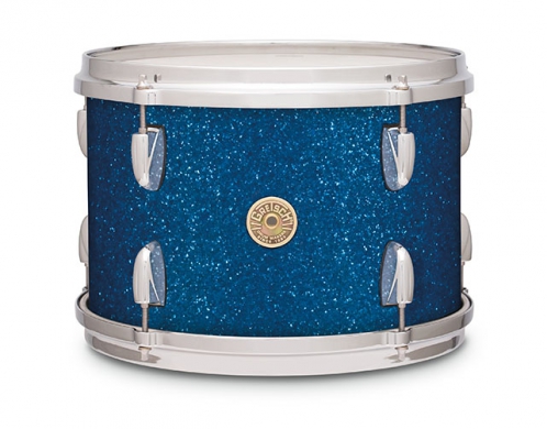 Gretsch Tom Tom Usa Broadkaster Nitron Wrap 13″ X 10″ Blue Glass