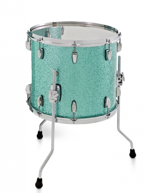 Gretsch Floor Tom NEW Renown Maple 2016 Turquoise Premium Sparkle