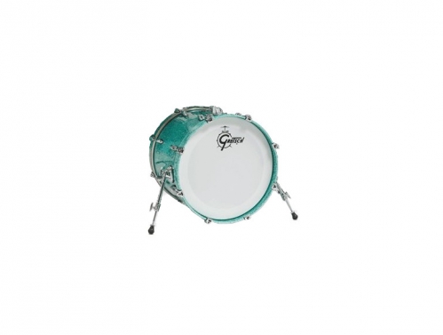 Gretsch Bass Drum NEW Renown Maple 2016 Turquoise Premium Sparkle