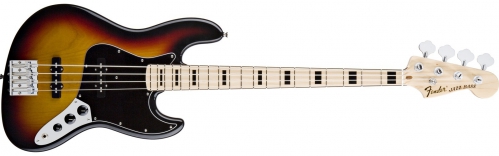 Fender Deluxe Jazz Bass Active V, Ebonol Fingerboard, 3-Color Sunburst
